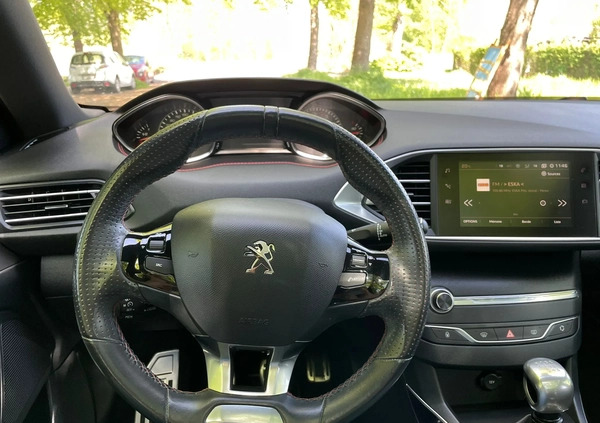 Peugeot 308 cena 46899 przebieg: 149000, rok produkcji 2017 z Piła małe 596